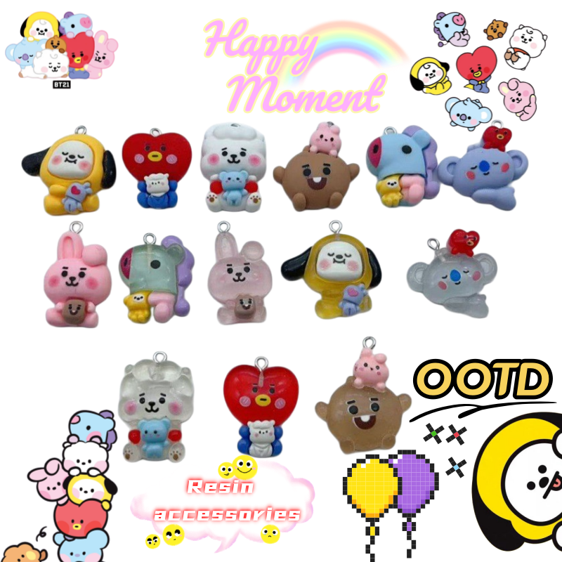 Jewelry Making Kit - BT21 mang chimmy shooky koya anime