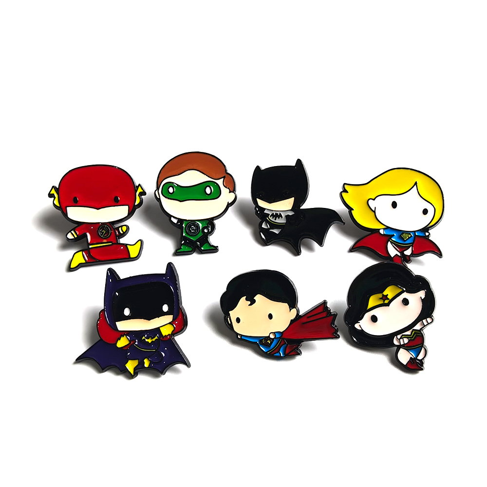 Jewelry Making Kit - 7pcs Cartoon Anime Enamel Lapel Pins