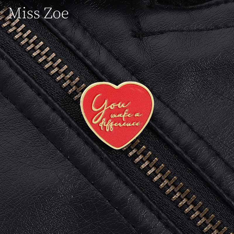 Jewelry Making Quotes - You Make A Difference Enamel Pins