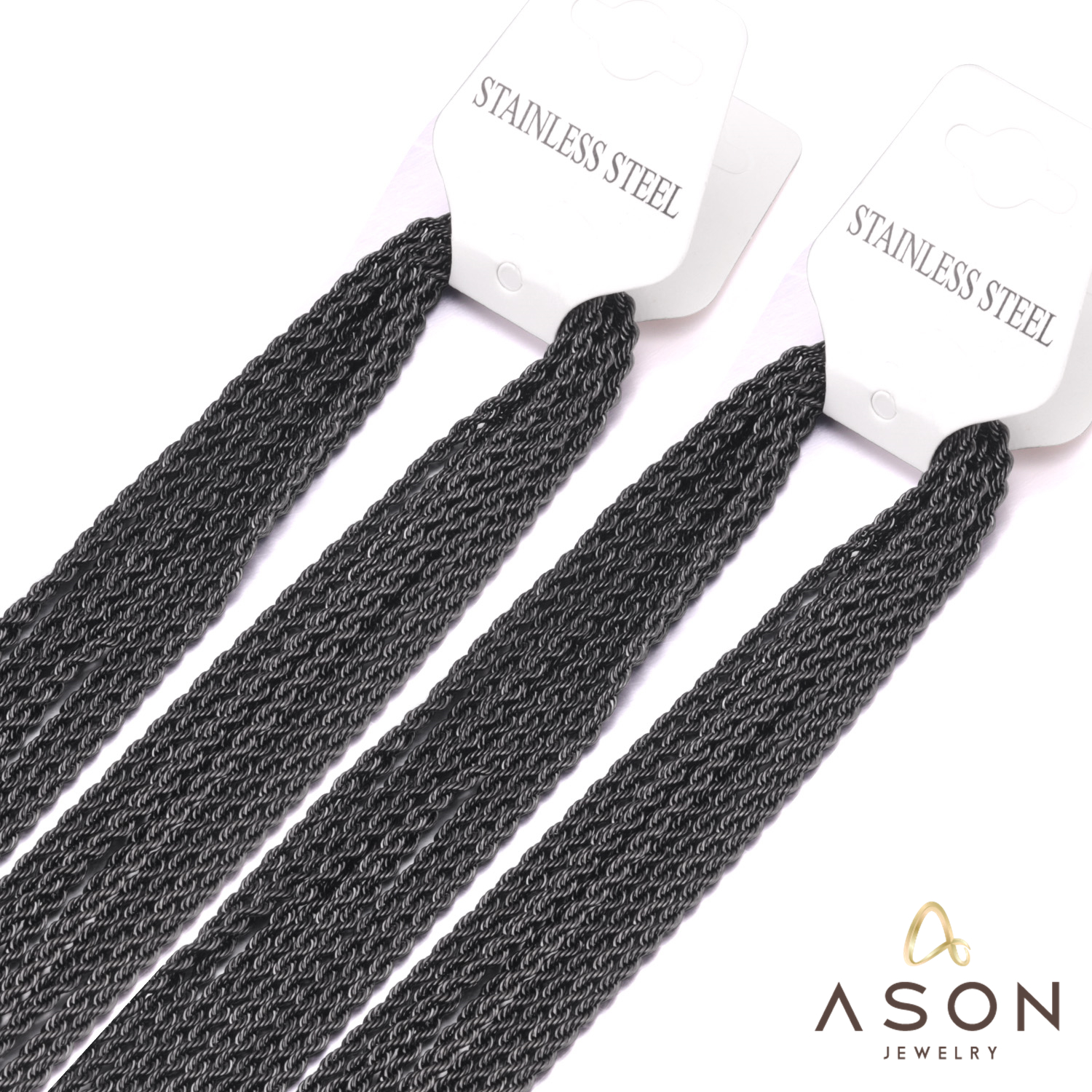 Jewelry Making Singapore - ASONSTEEL 10Pcs/Lot Black Color Stainless Steel