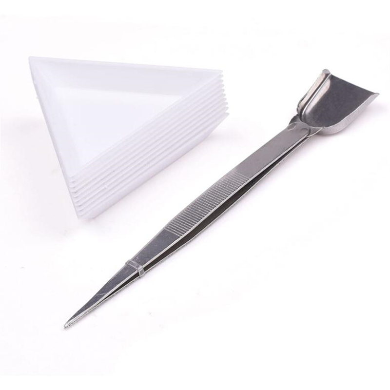 Jewelry Making Workshop - 16cm Professional Diamond Tweezers With Scoops