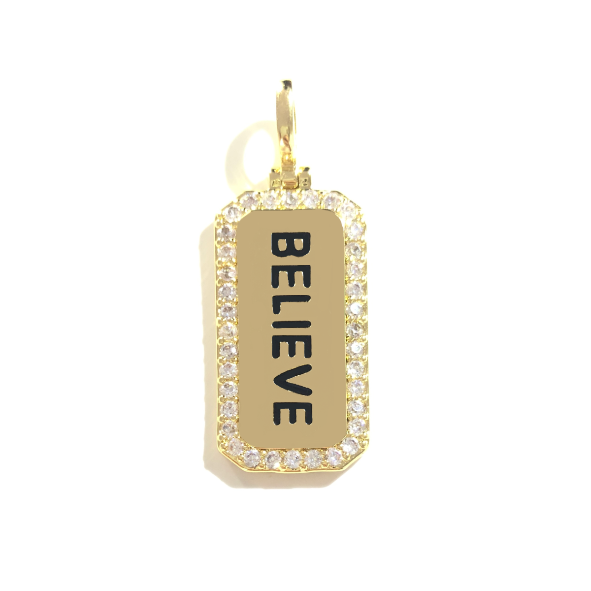 5pcs BELIEVE Word Tag Charm Re – Jewelry Making Quotes recenzja i cena
