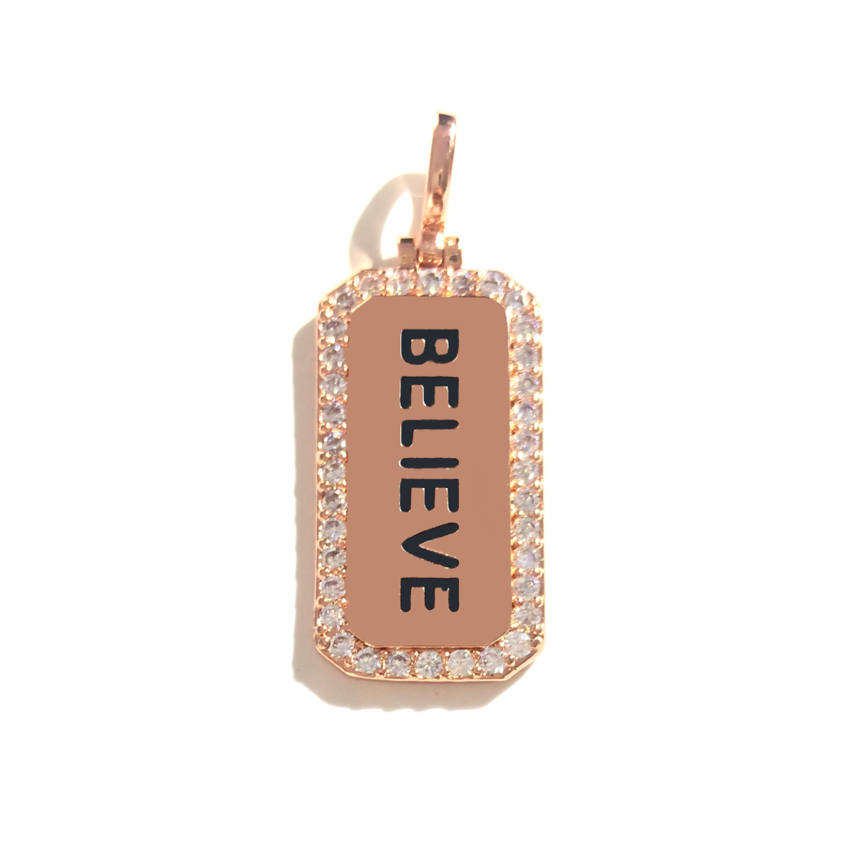 5pcs BELIEVE Word Tag Charm Re – Jewelry Making Quotes recenzja i cena