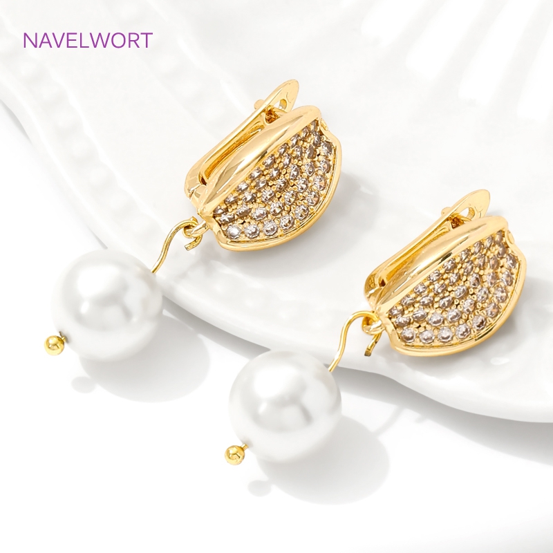 18K Gold Plated Brass Earwires – Jewelry Making Earring Supplies recenzja i cena