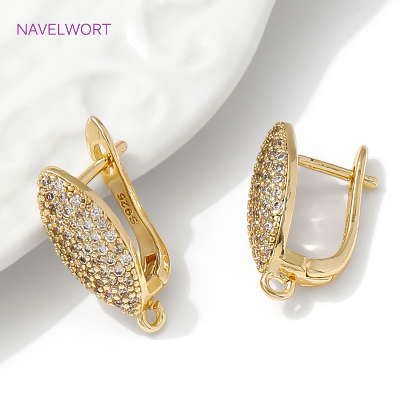 18K Gold Plated Brass Earwires – Jewelry Making Earring Supplies recenzja i cena