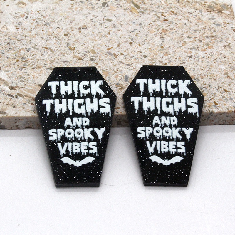 10pcs acrylic dark coffin quot – Jewelry Making Quotes recenzja i cena