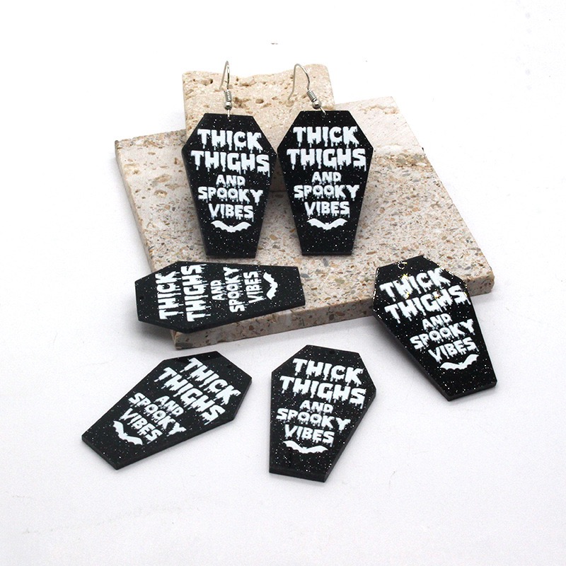 10pcs acrylic dark coffin quot – Jewelry Making Quotes recenzja i cena