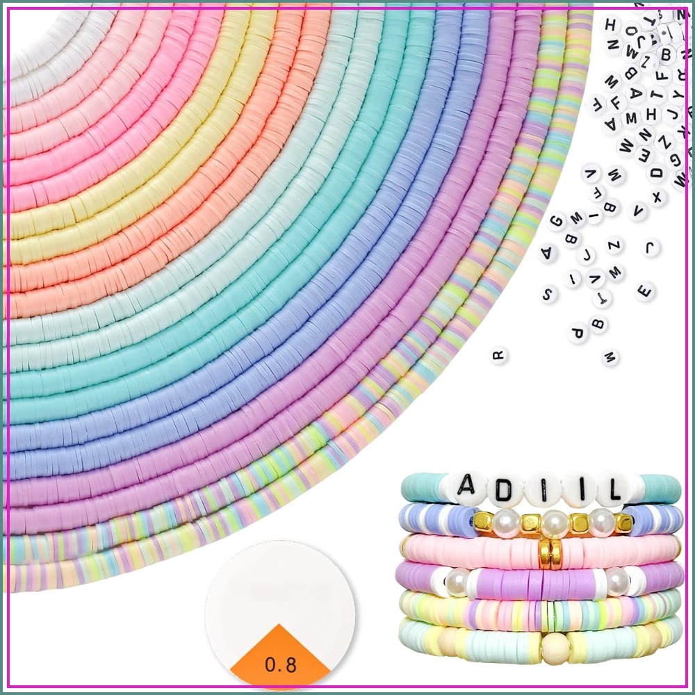7200pcs Clay Beads Bracelet Ma – Jewelry Making Kit recenzja i cena