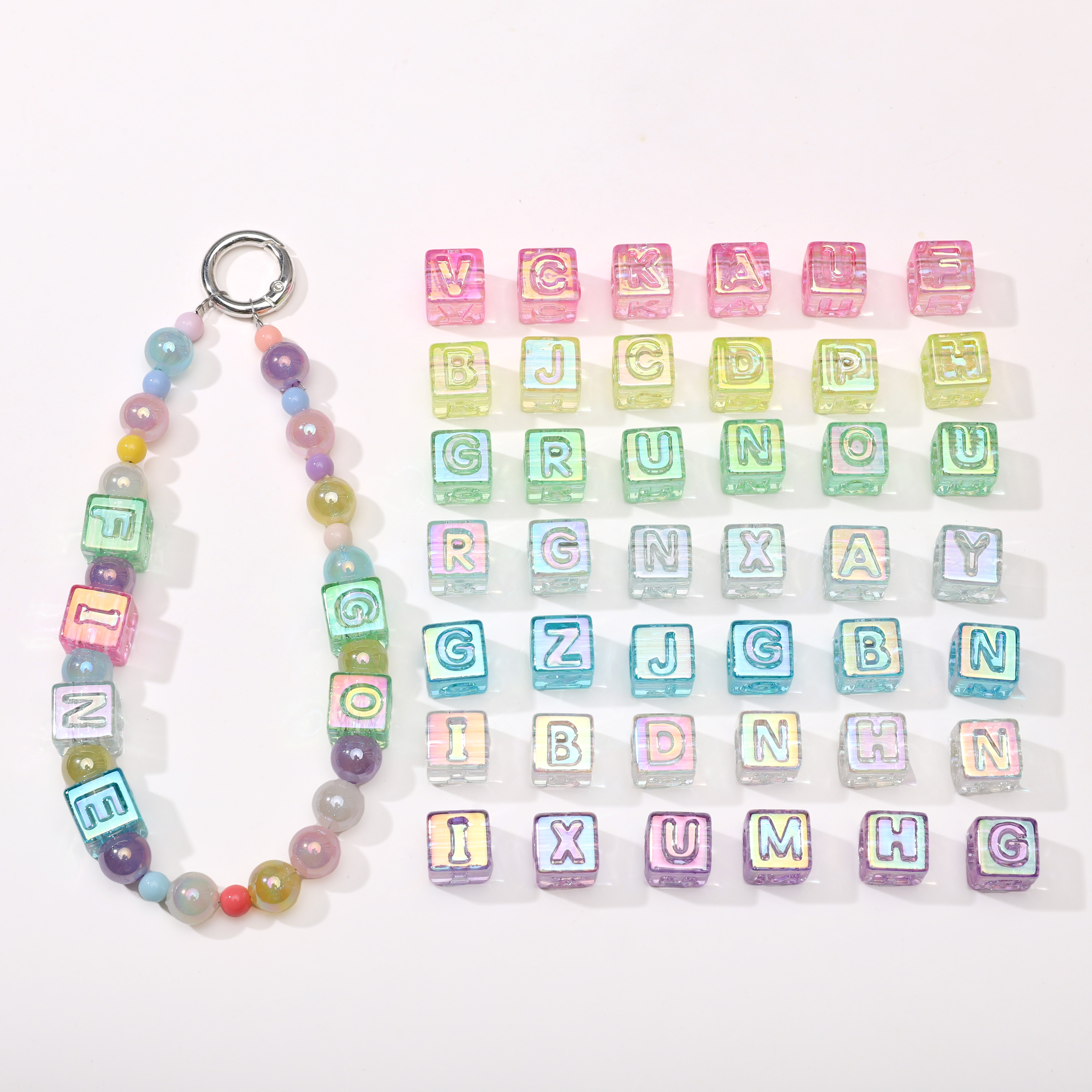 10Pcs beading Colorful Clear L – Jewelry Making Party recenzja i cena
