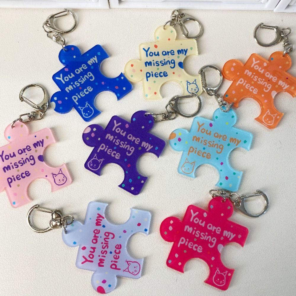 Creative Acrylic Puzzle Keycha – Jewelry Making Game recenzja i cena