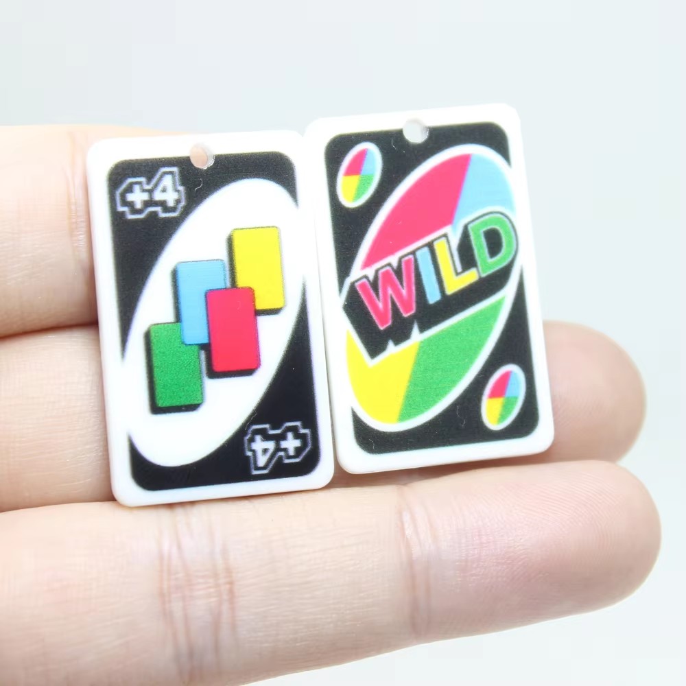 8Pcs/Lot Peker Game Card Charm – Jewelry Making Game recenzja i cena