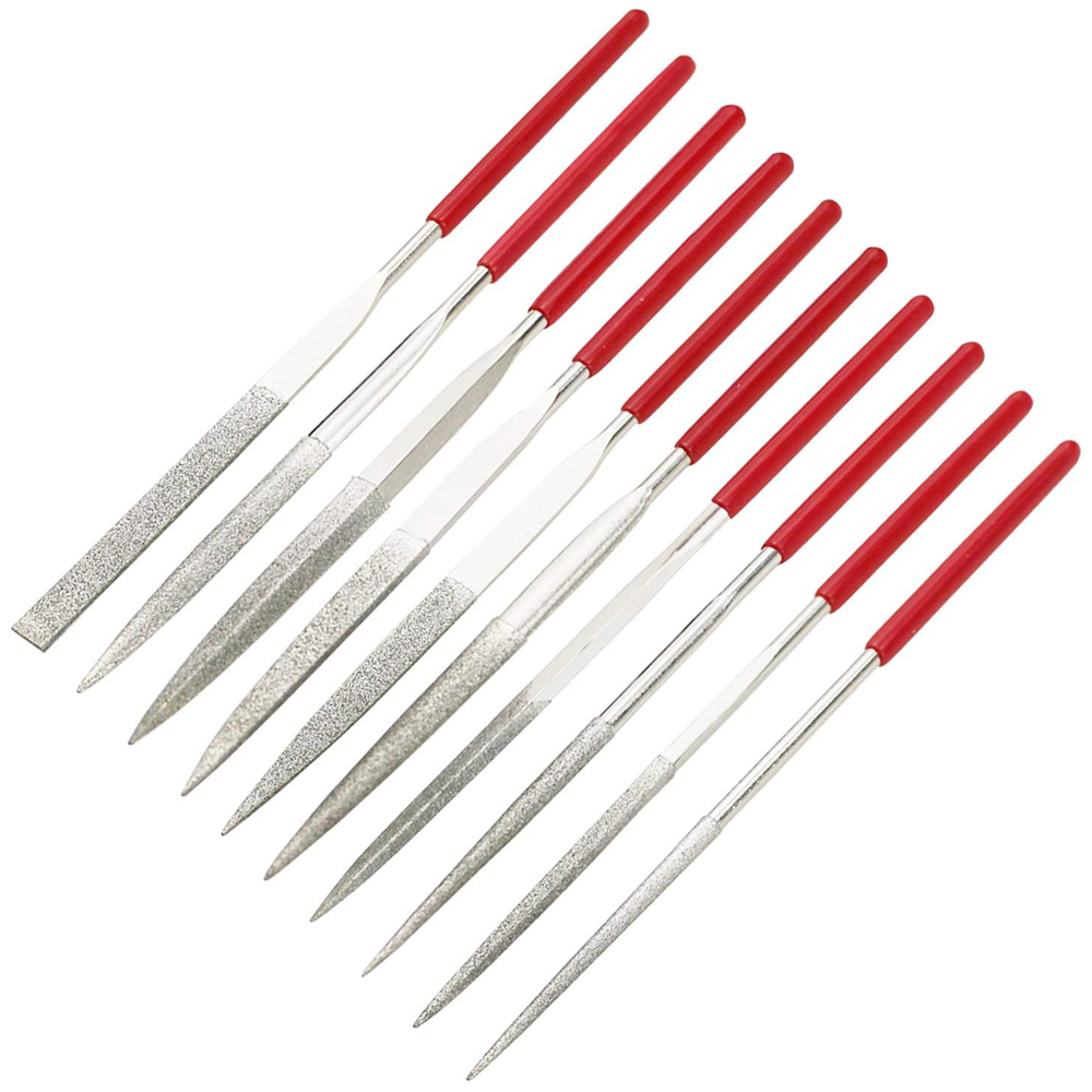 New 10Pcs Diamond Needle File  – Jewelry Making Workshop recenzja i cena