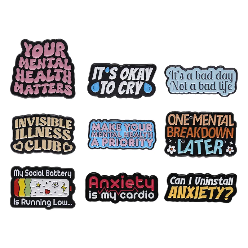 Quote Anxiety Brooch Enamel Pi – Jewelry Making Quotes recenzja i cena