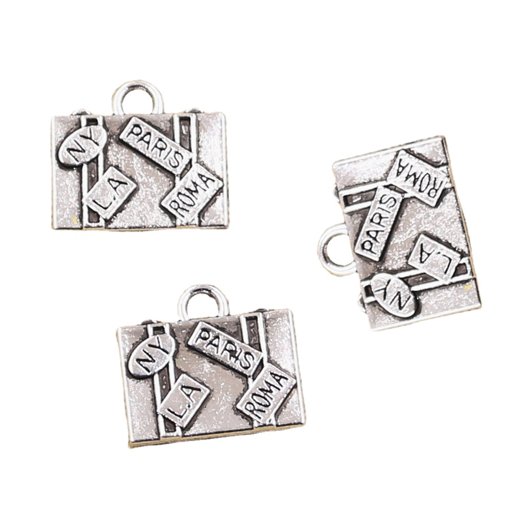 10pcs Charms Travel Bags New Y – Jewelry Making York recenzja i cena