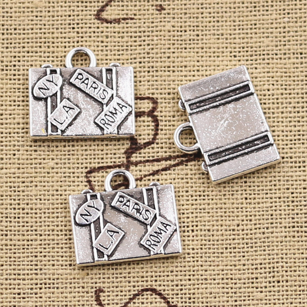 10pcs Charms Travel Bags New Y – Jewelry Making York recenzja i cena