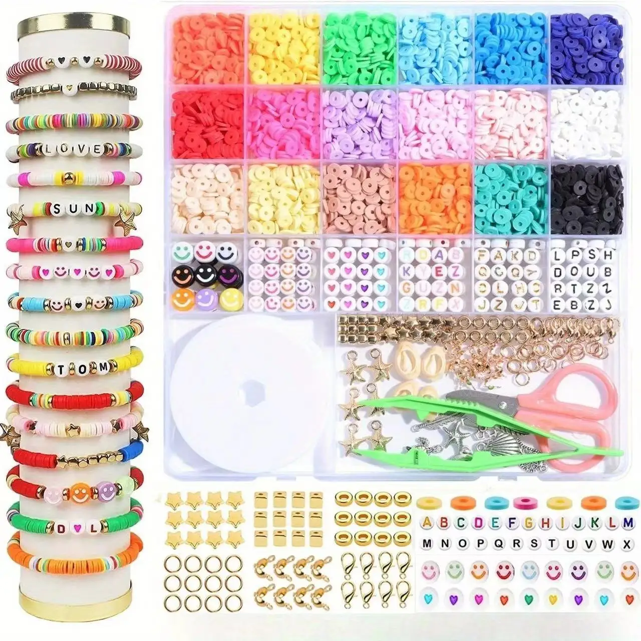 6MM Polymer Clay Beads Set Rai – Jewelry Making Game recenzja i cena