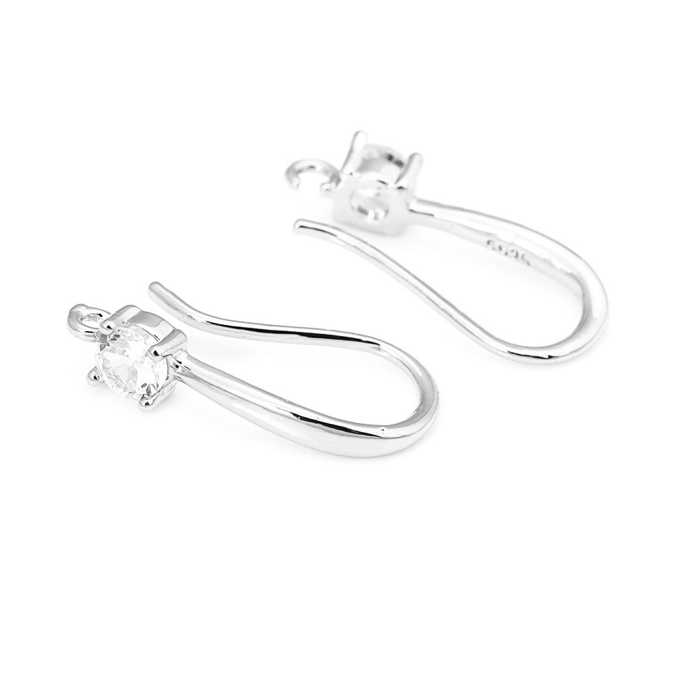 18K Gold Color Brass with Zirc – Jewelry Making Earring Supplies recenzja i cena
