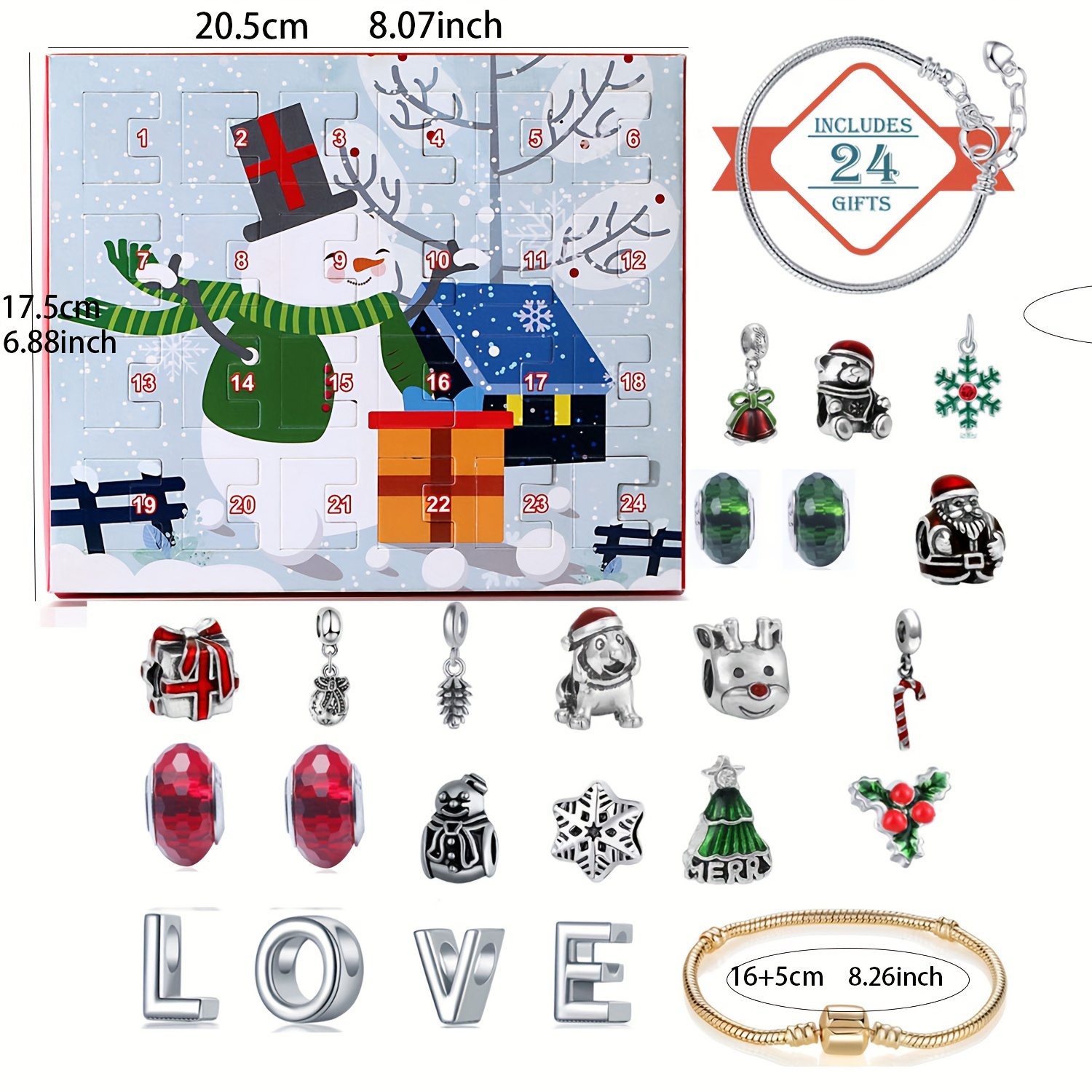 Snowman Christmas Advent Calen – Jewelry Making Party recenzja i cena