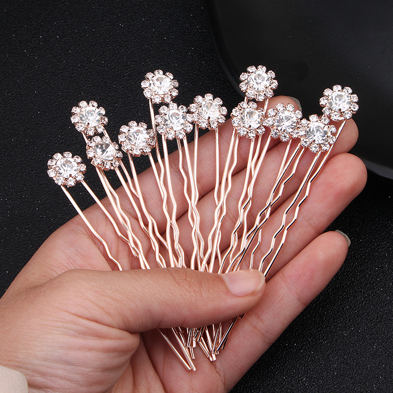 12PK/Set Fashion Rhinestone Fl – Jewelry Making Party recenzja i cena