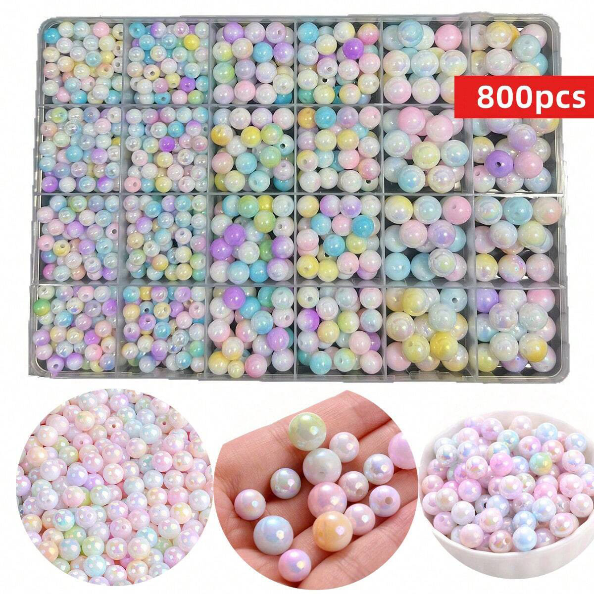 800pcs/24 grid set box 6mm/8mm – Jewelry Making Party recenzja i cena