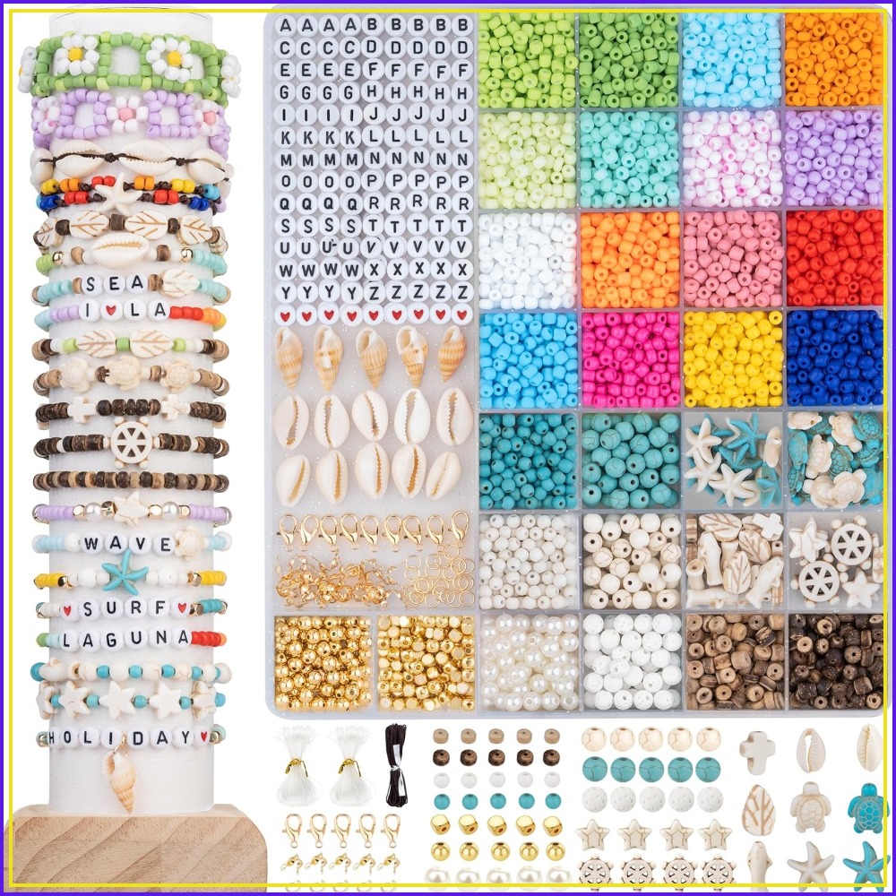 6000pcs 4mm Glass Beads for Br – Jewelry Making Kit recenzja i cena