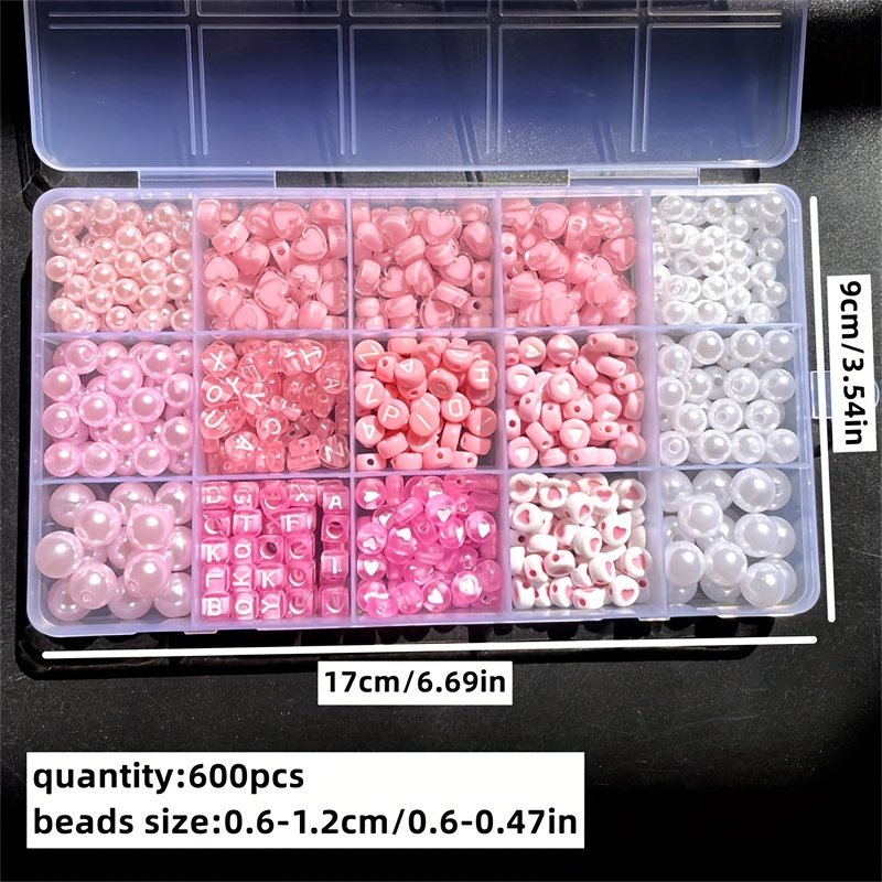 10-piece pink alphabet box, ac – Jewelry Making Kit recenzja i cena