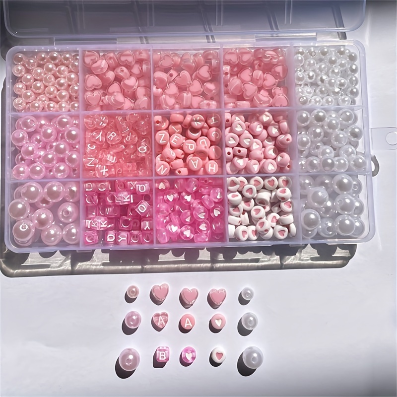 10-piece pink alphabet box, ac – Jewelry Making Kit recenzja i cena