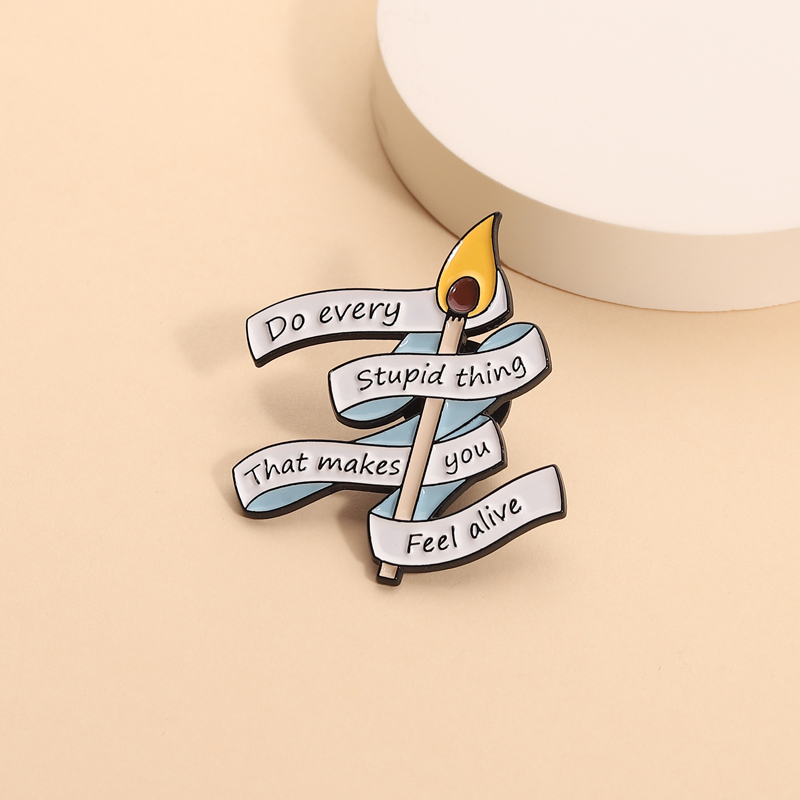 Burning Match Inspirational Qu – Jewelry Making Quotes recenzja i cena
