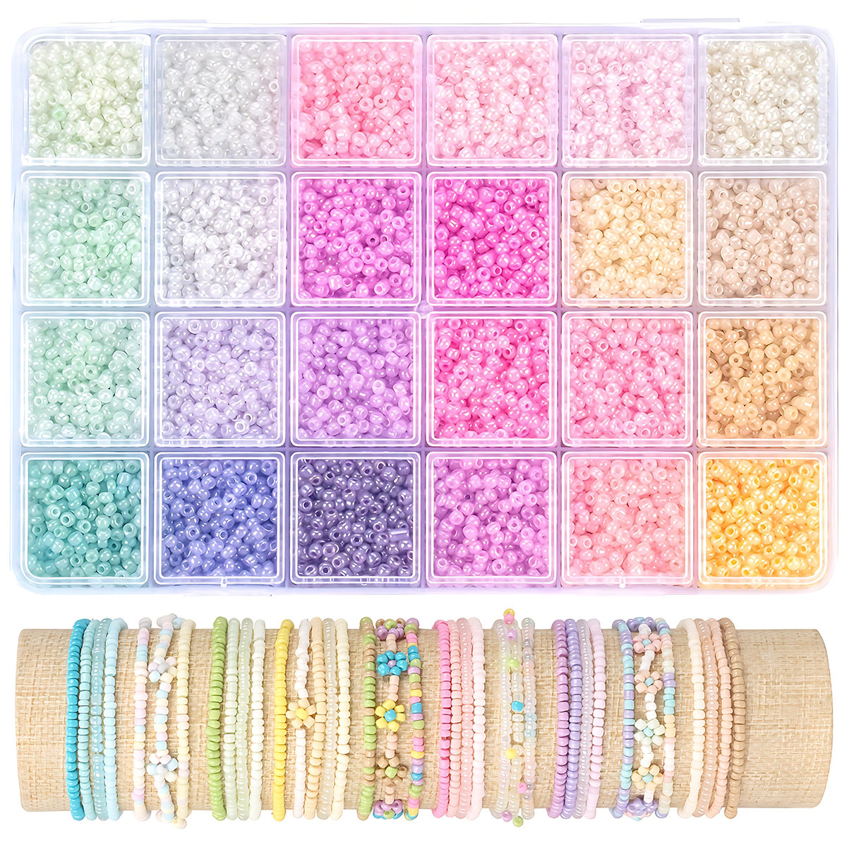 24-Color Glass Seed Beads Asso – Jewelry Making Game recenzja i cena