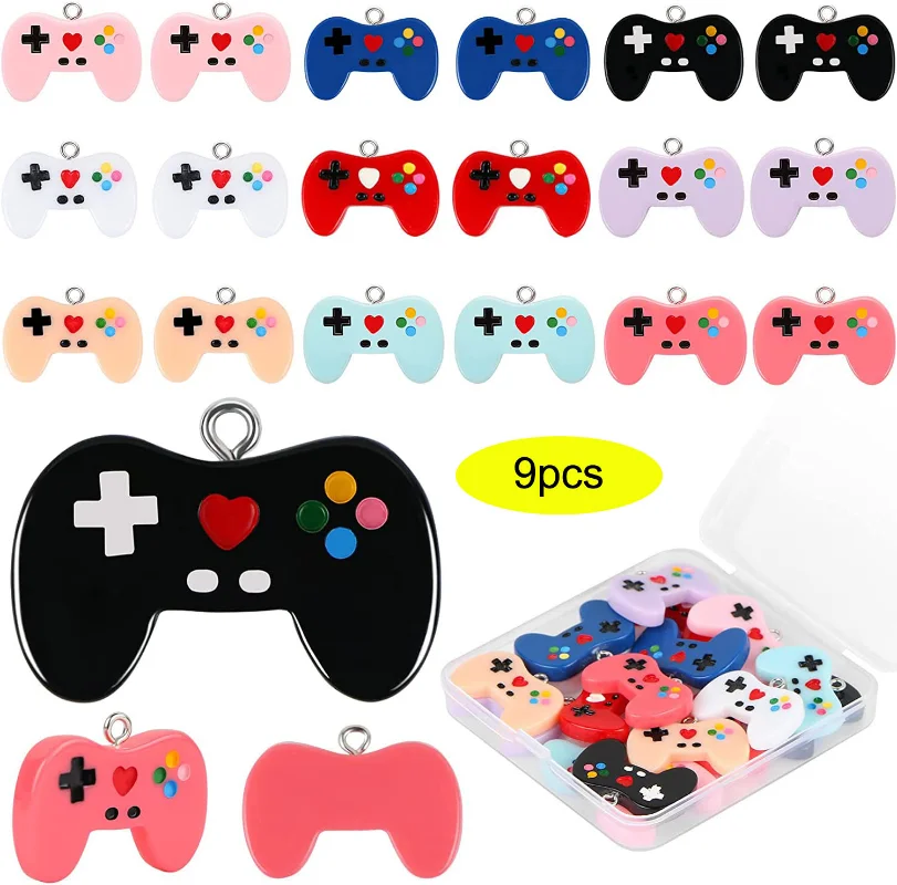 9 Pcs Video Game Controller Ch – Jewelry Making Game recenzja i cena