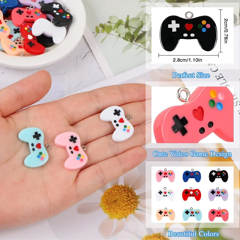 9 Pcs Video Game Controller Ch – Jewelry Making Game recenzja i cena