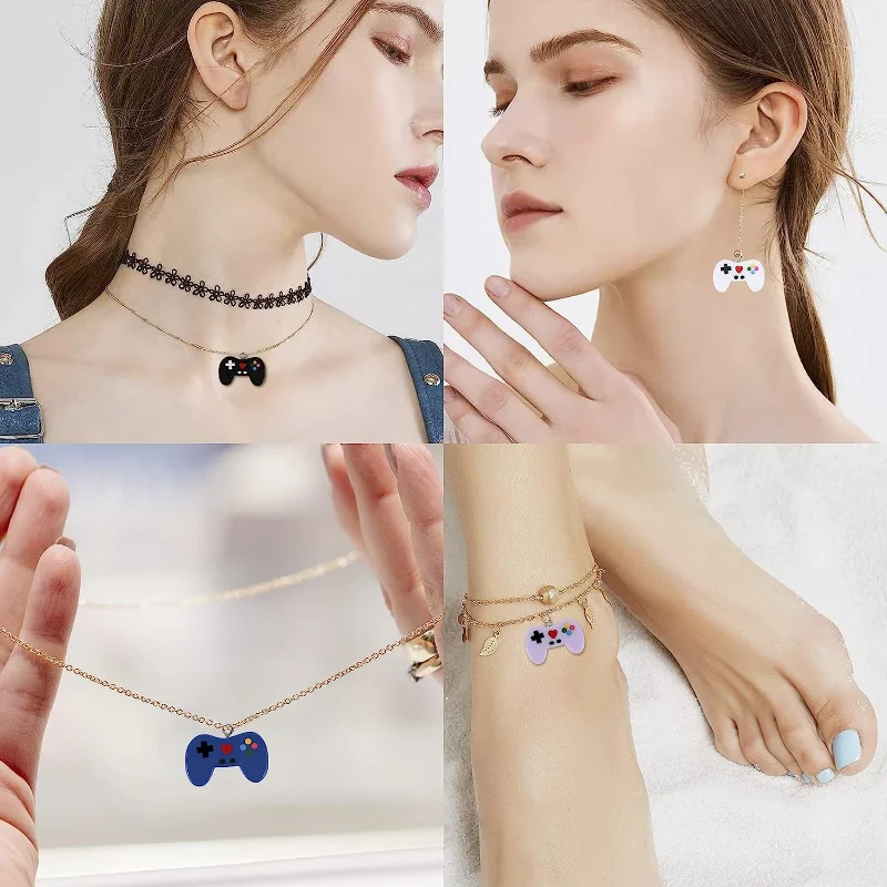 9 Pcs Video Game Controller Ch – Jewelry Making Game recenzja i cena