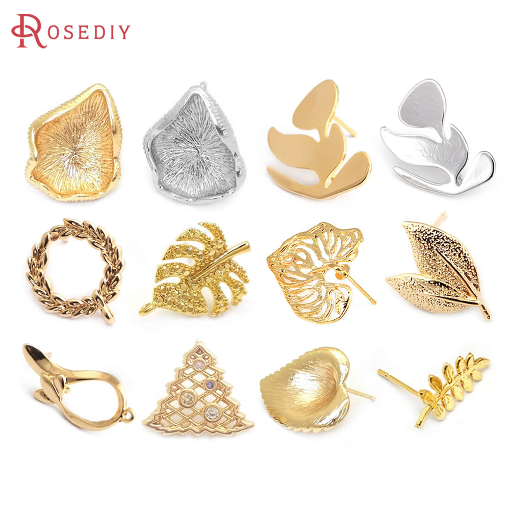 18K Gold Color Brass Lotus Lea – Jewelry Making Earring Supplies recenzja i cena