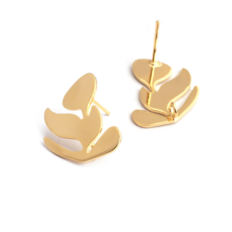 18K Gold Color Brass Lotus Lea – Jewelry Making Earring Supplies recenzja i cena
