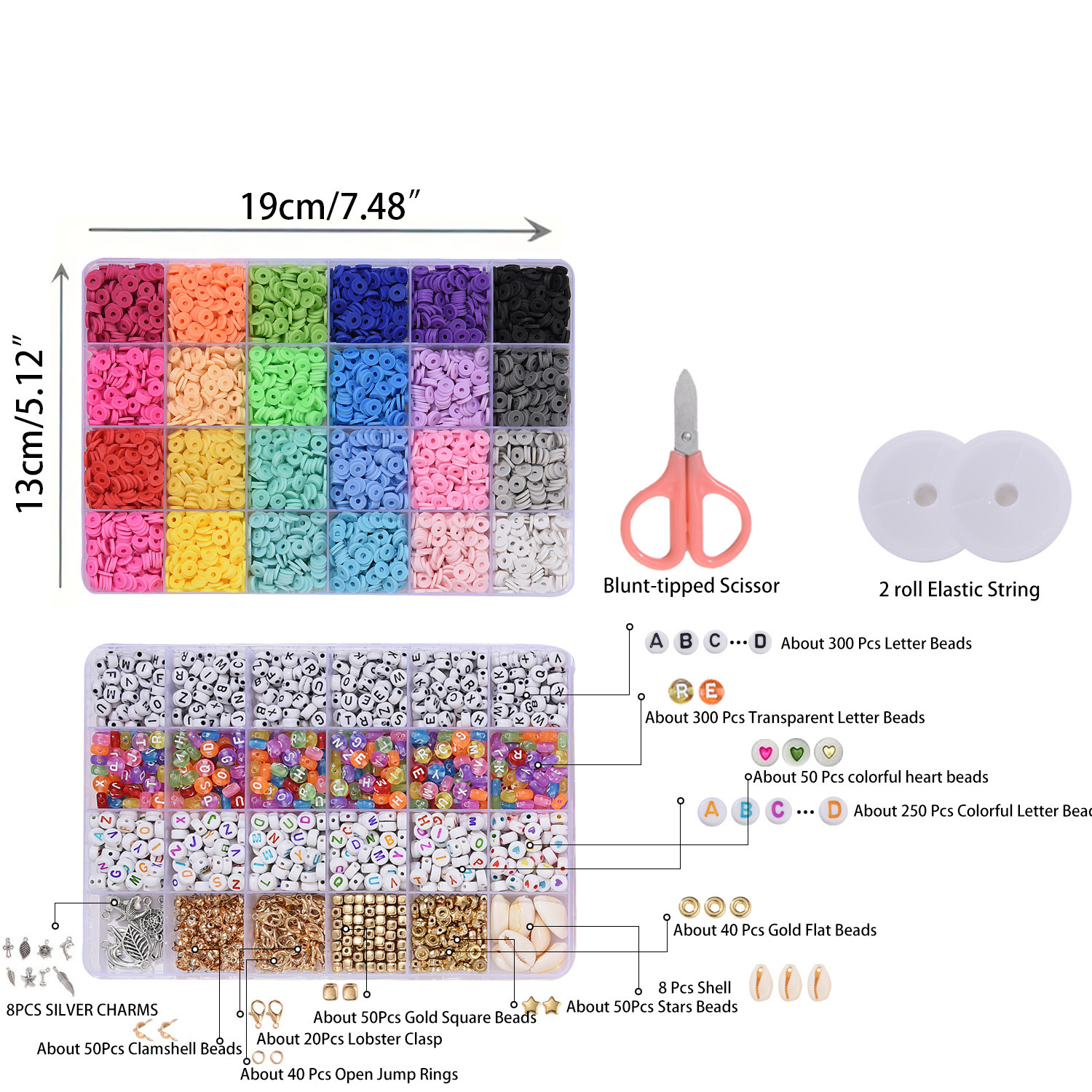 Clay Beads Bracelet Making Kit – Jewelry Making Game recenzja i cena