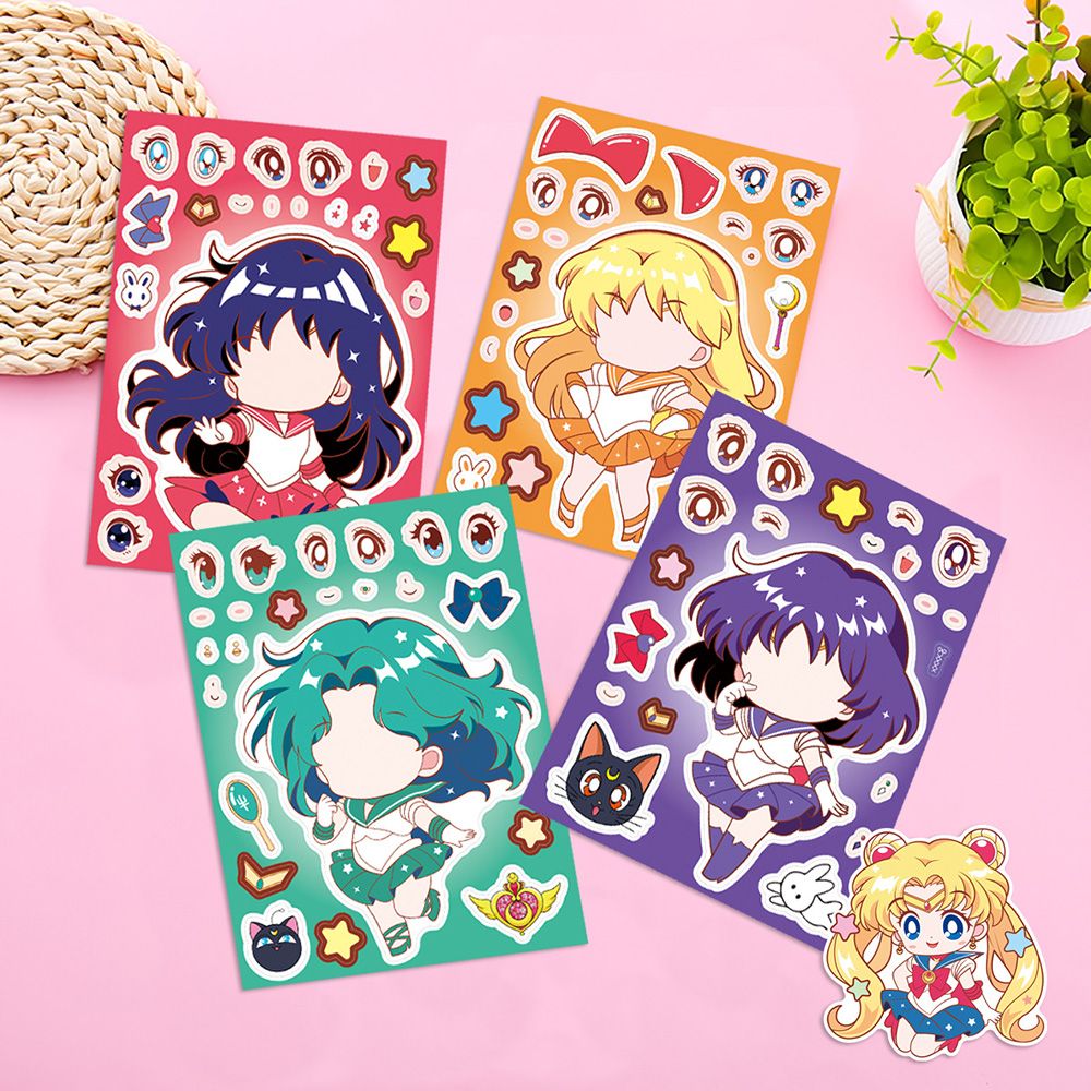 8/16PCS Sailor Moon Face-Chang – Jewelry Making Party recenzja i cena