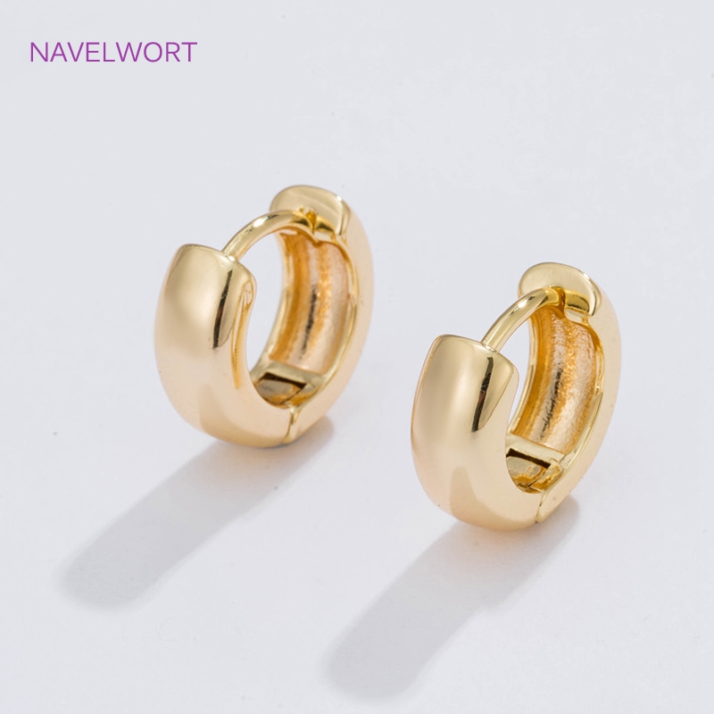 6 Sizes Gold Plated Circle Hoo – Jewelry Making Earring Supplies recenzja i cena