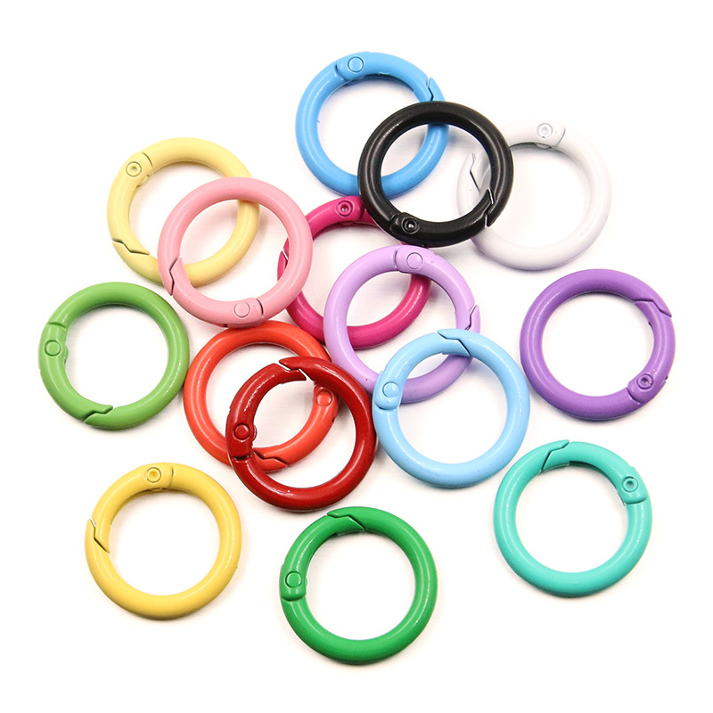 5-20pcs Colorful Spring O Ring – Jewelry Making Hardware recenzja i cena