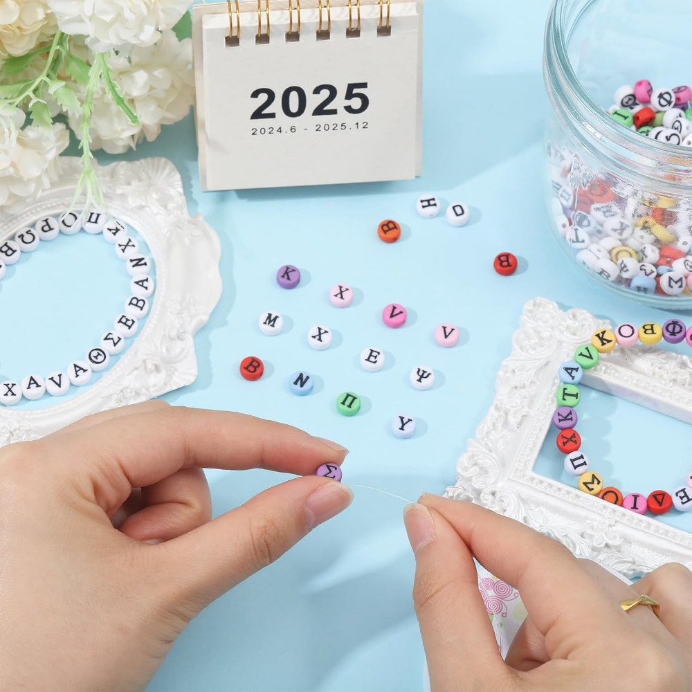 Greek Alphabet Bead Stretch Br – Jewelry Making Kit recenzja i cena