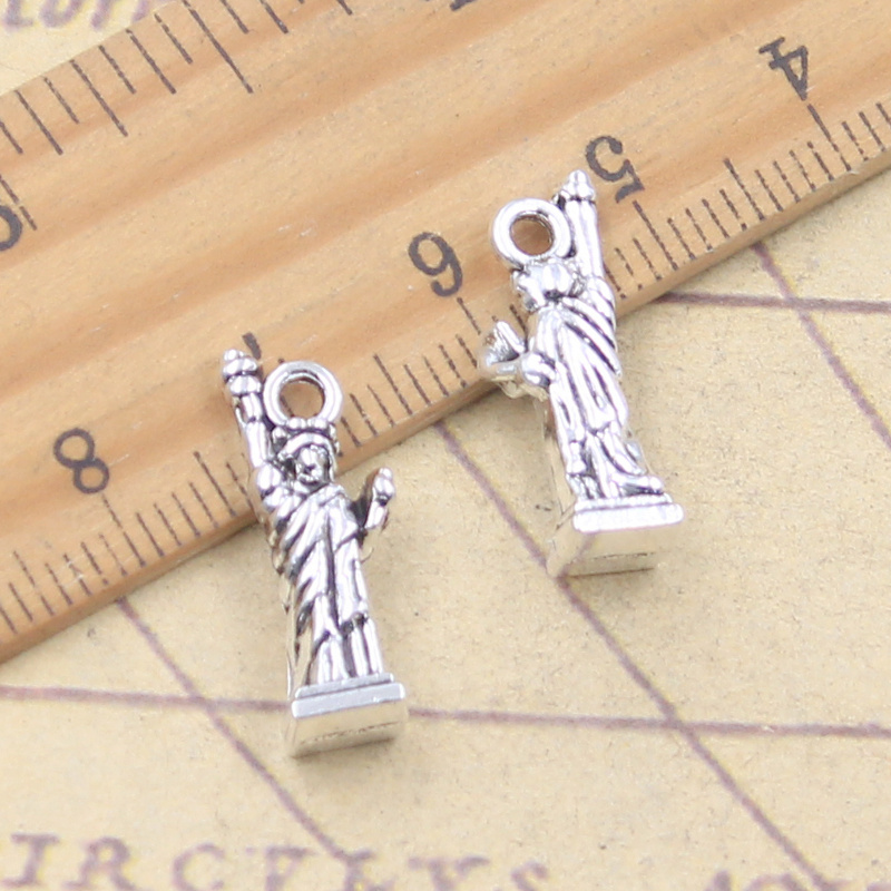 10pcs Charms New York Statue O – Jewelry Making York recenzja i cena