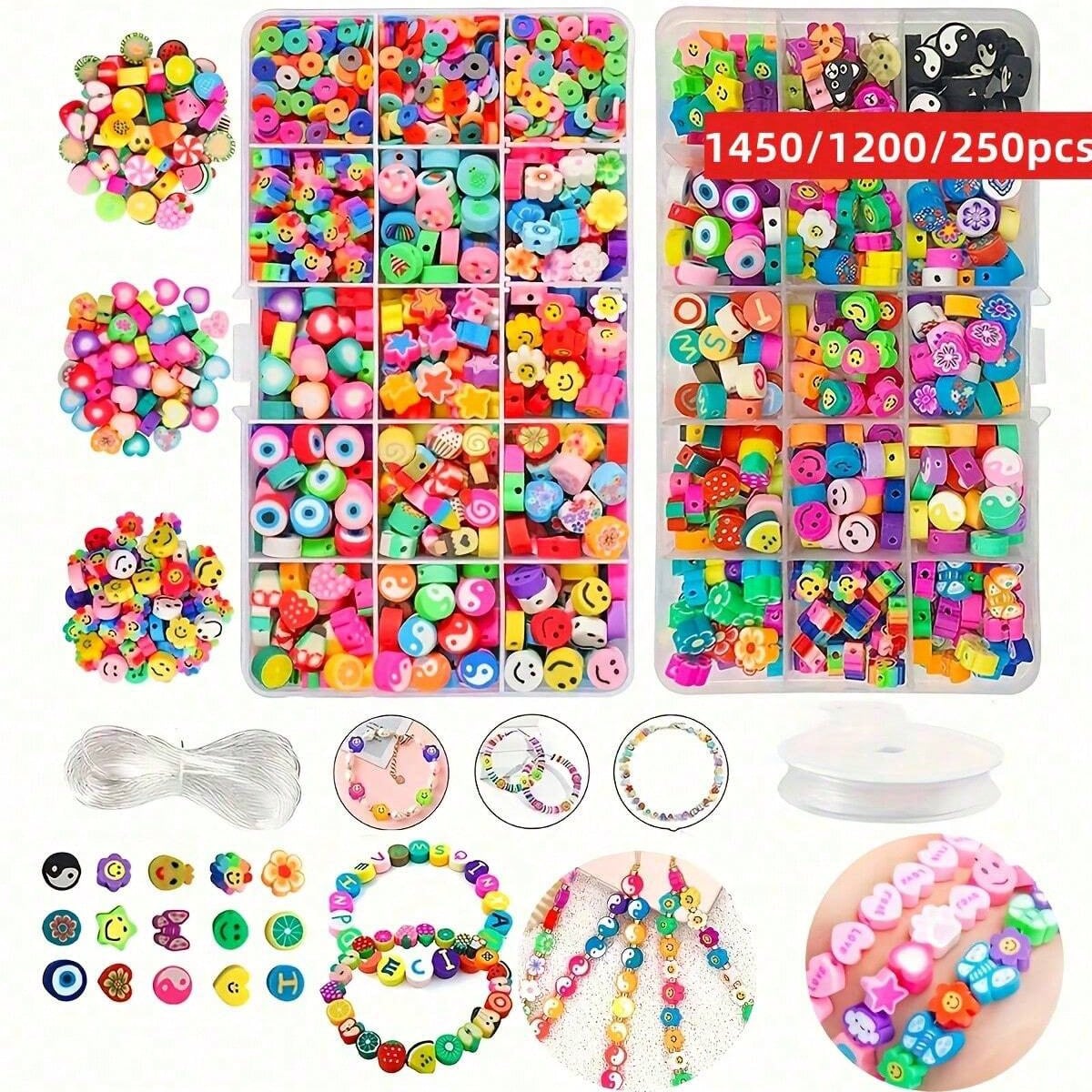 1450/1200/250pcs Polymer Clay  – Jewelry Making Party recenzja i cena