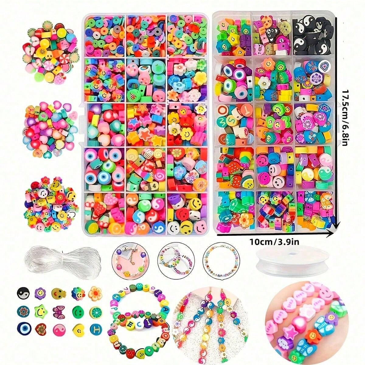 1450/1200/250pcs Polymer Clay  – Jewelry Making Party recenzja i cena