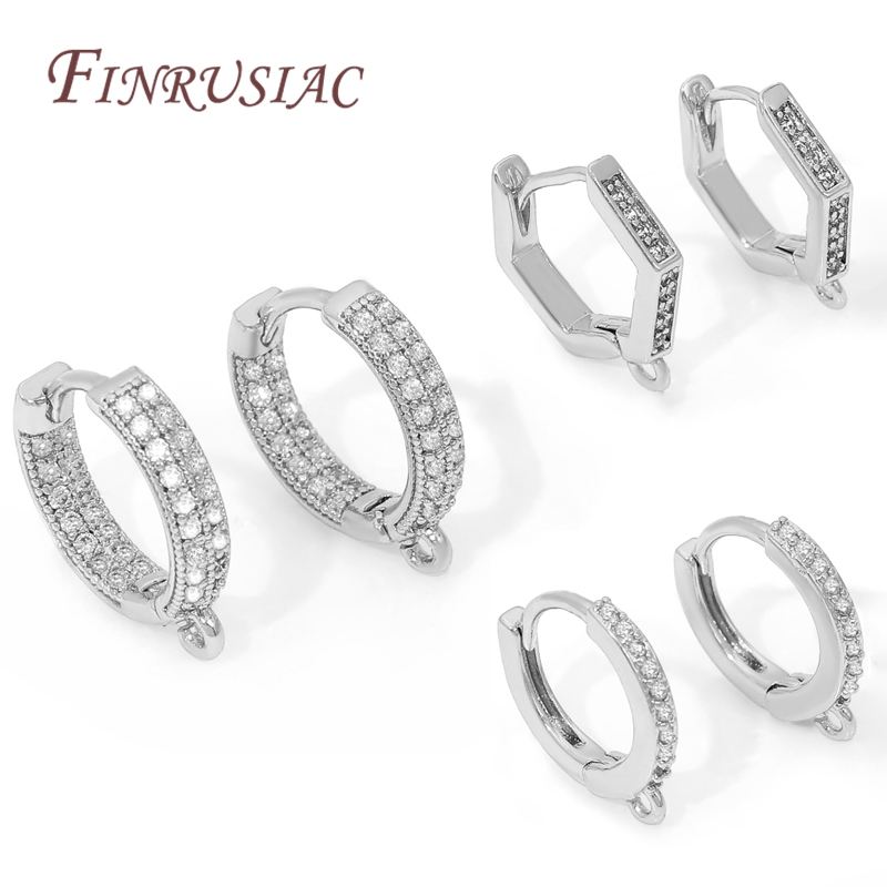Rhodium-plated Ear Wires,Round – Jewelry Making Earring Supplies recenzja i cena
