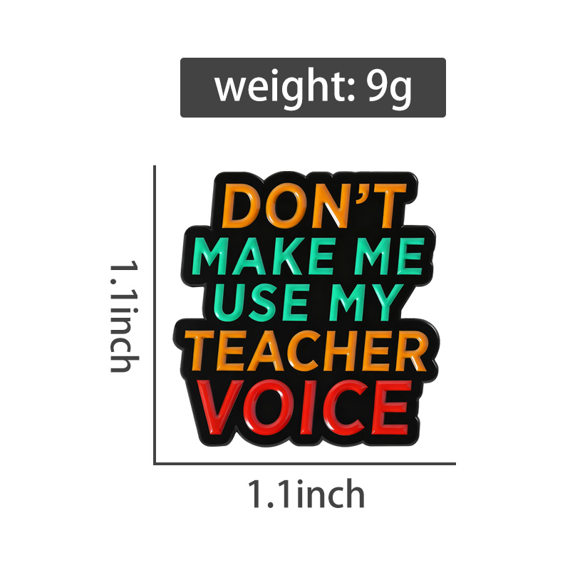 Teacher Vibes Enamel Pins Don' – Jewelry Making Quotes recenzja i cena