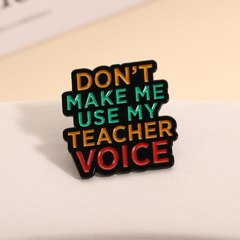 Teacher Vibes Enamel Pins Don' – Jewelry Making Quotes recenzja i cena