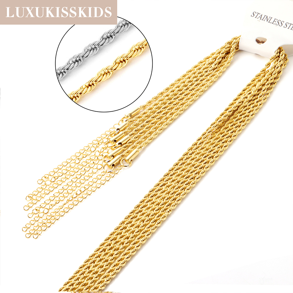 10pcs 2mm 45+5cm Rope Necklace – Jewelry Making Singapore recenzja i cena