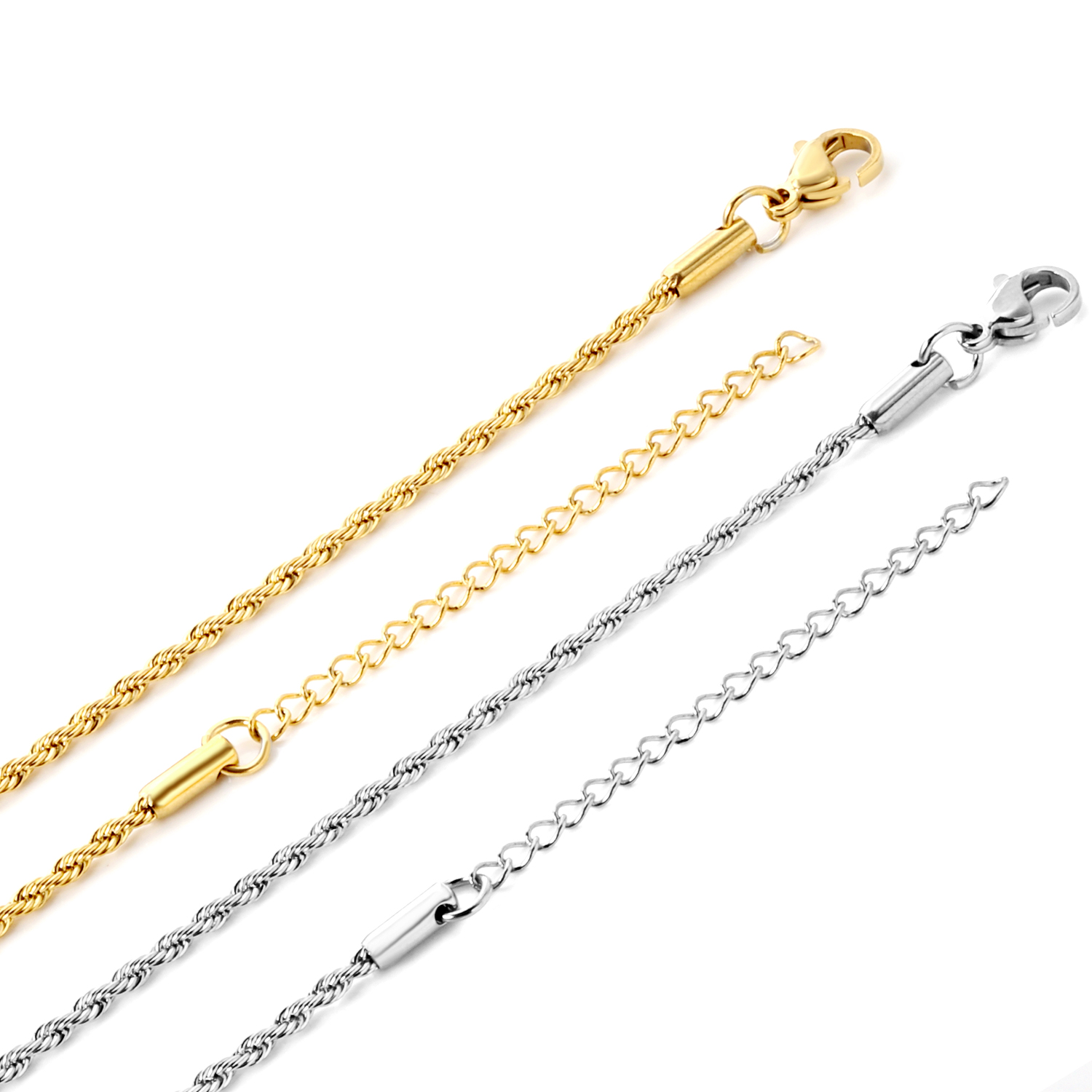 10pcs 2mm 45+5cm Rope Necklace – Jewelry Making Singapore recenzja i cena