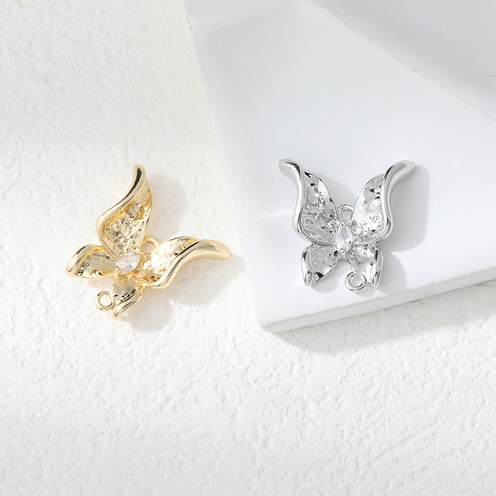 2PCS Dainty Butterfly Ear Stud – Jewelry Making Earring Supplies recenzja i cena