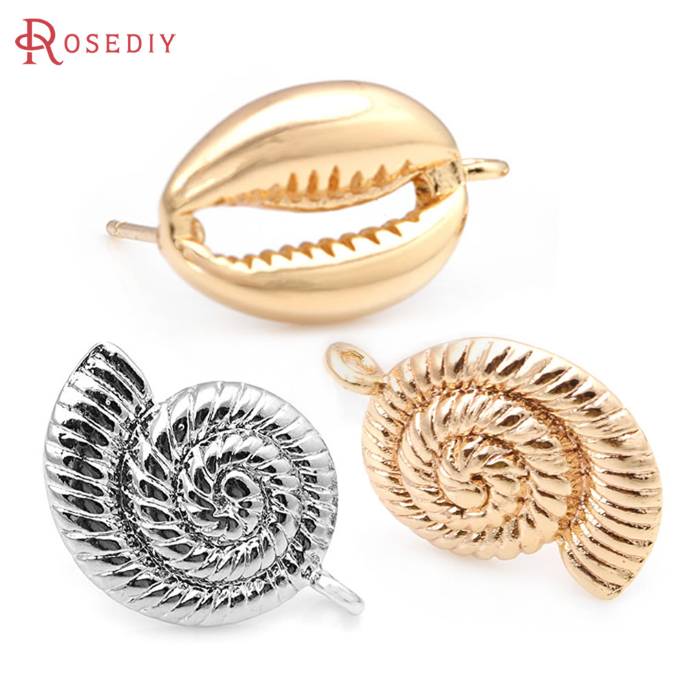 6PCS 18K Gold Color Brass Conc – Jewelry Making Earring Supplies recenzja i cena