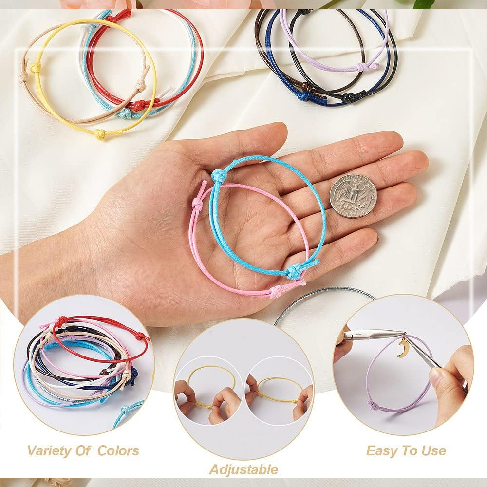 100Pcs Korean Waxed Polyester  – Jewelry Making Wax recenzja i cena